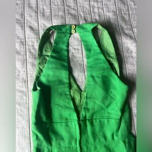 Vintage Union Made in USA Green Dress / M